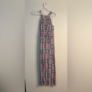 Halter maxi dress size medium